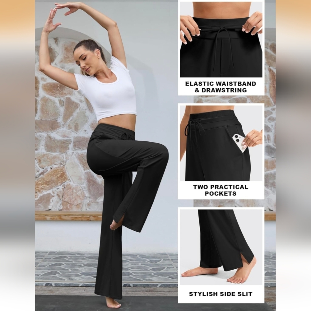 AD DIGI Wide-Leg BEFORE, DURING AFTER WORKOUT, DANCE, YOGA, ETC Pants